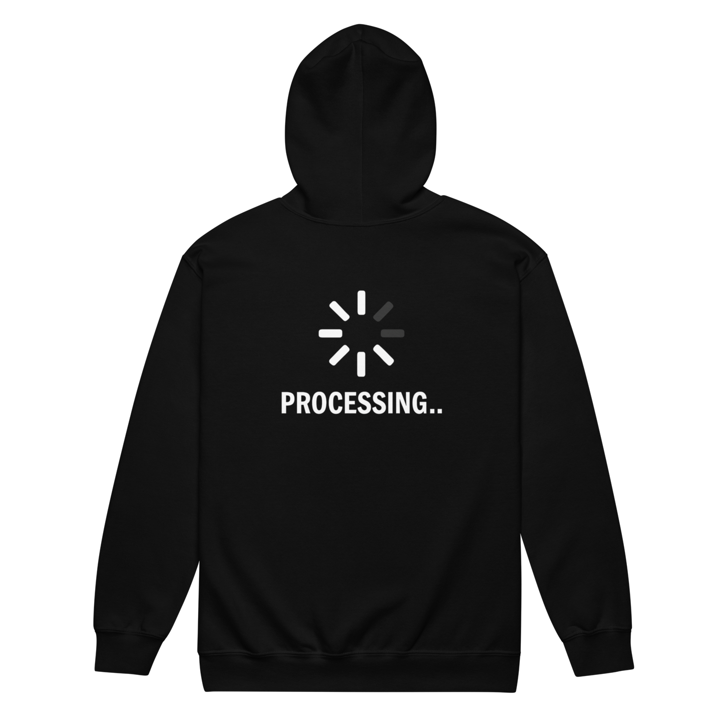 Unisex Heavy Blend zip hoodie (B&W - EH: Processing...)