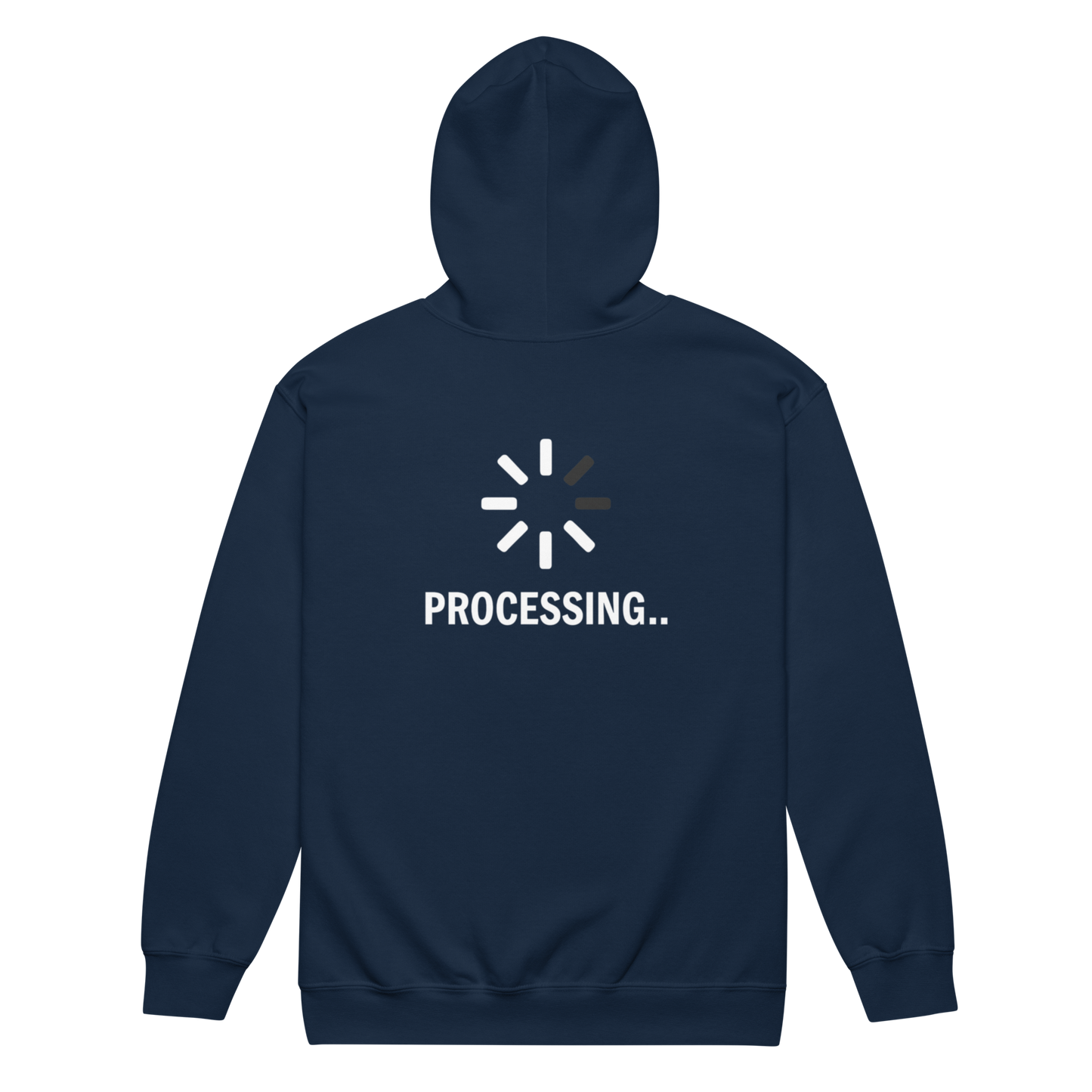 Unisex Heavy Blend zip hoodie (B&W - EH: Processing...)