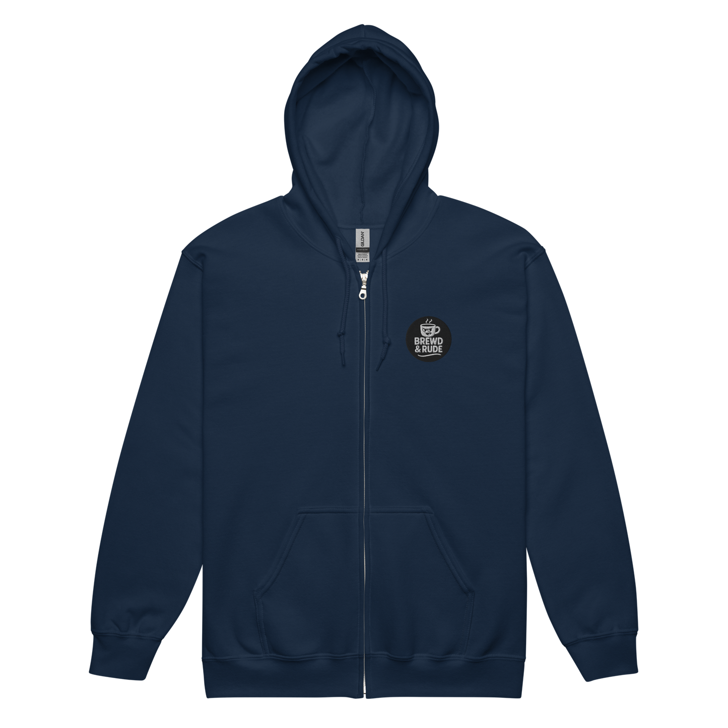 Unisex Heavy Blend zip hoodie (B&W - EH: Processing...)