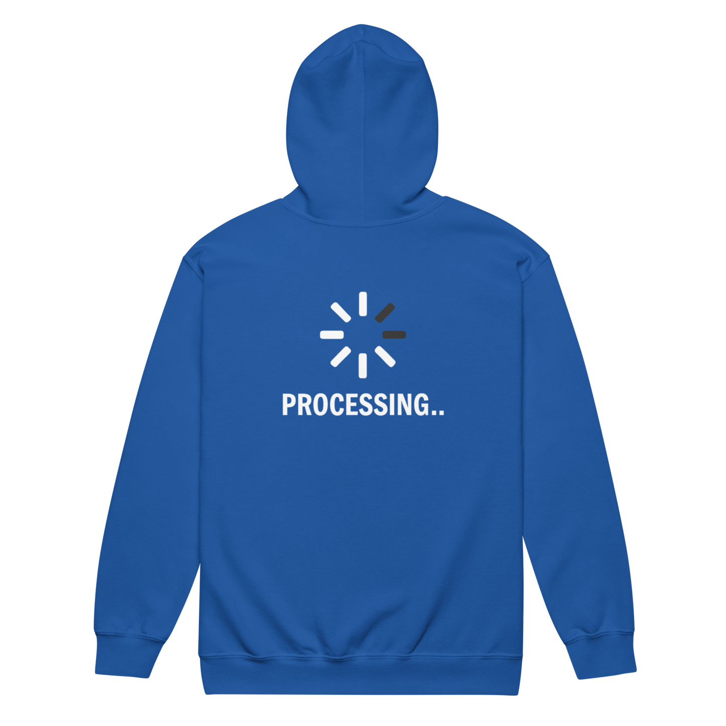 Unisex Heavy Blend zip hoodie (B&W - EH: Processing...)