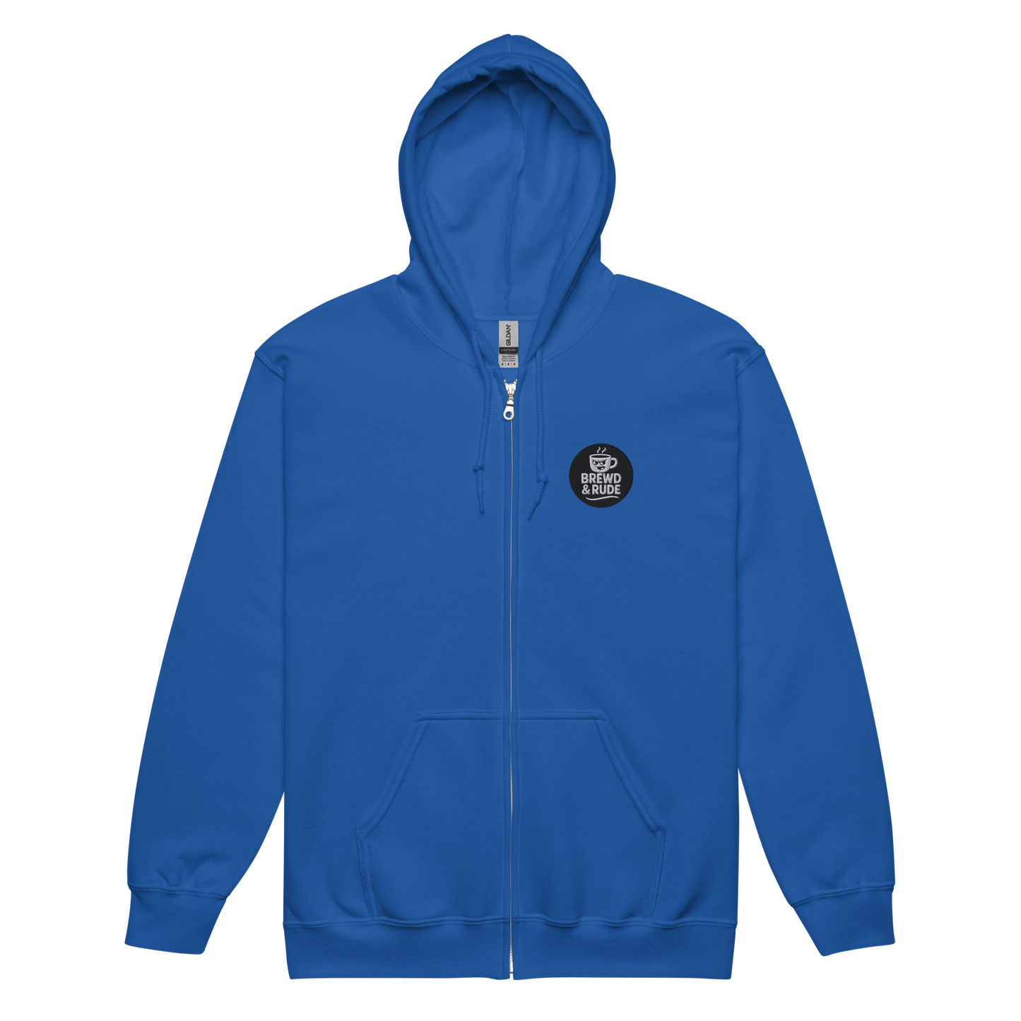 Unisex Heavy Blend zip hoodie (B&W - EH: Processing...)