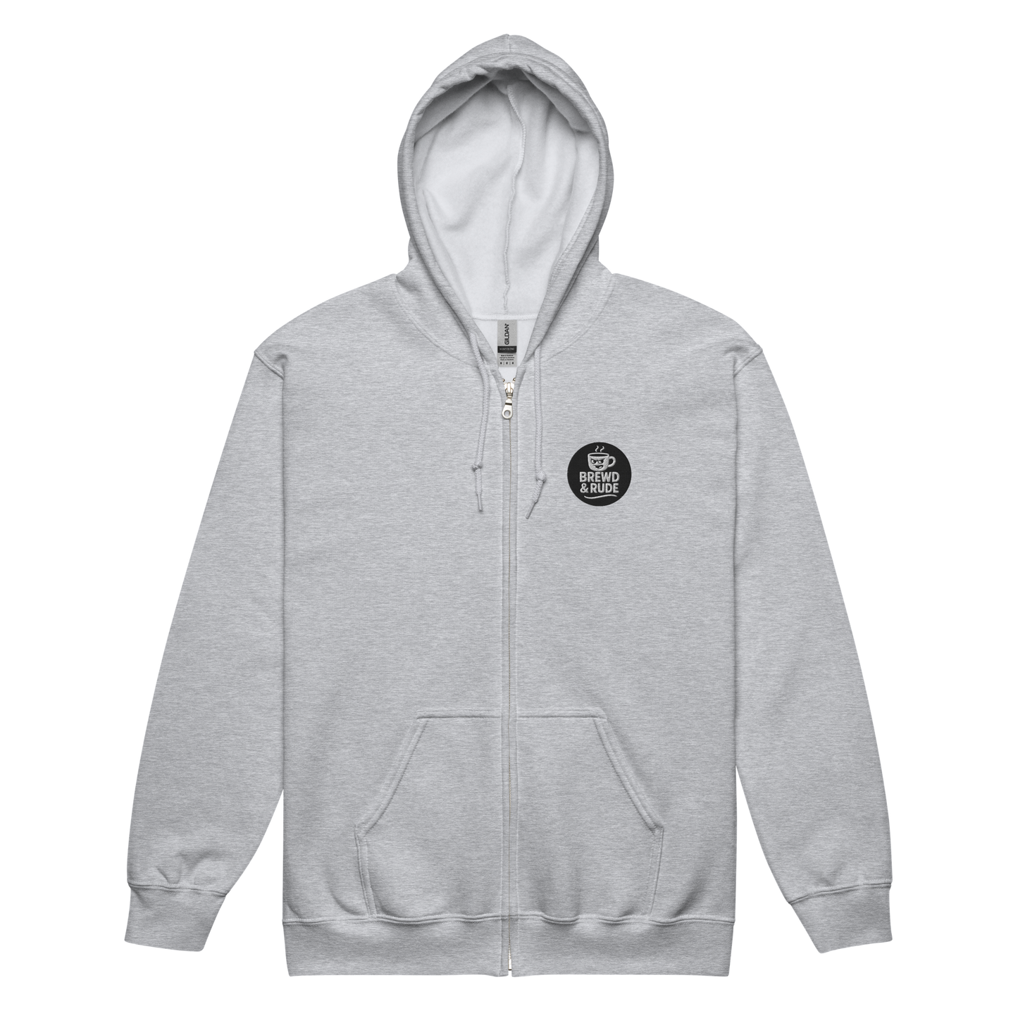 Unisex Heavy Blend zip hoodie (W&B - Sleepy: Nap Pending)