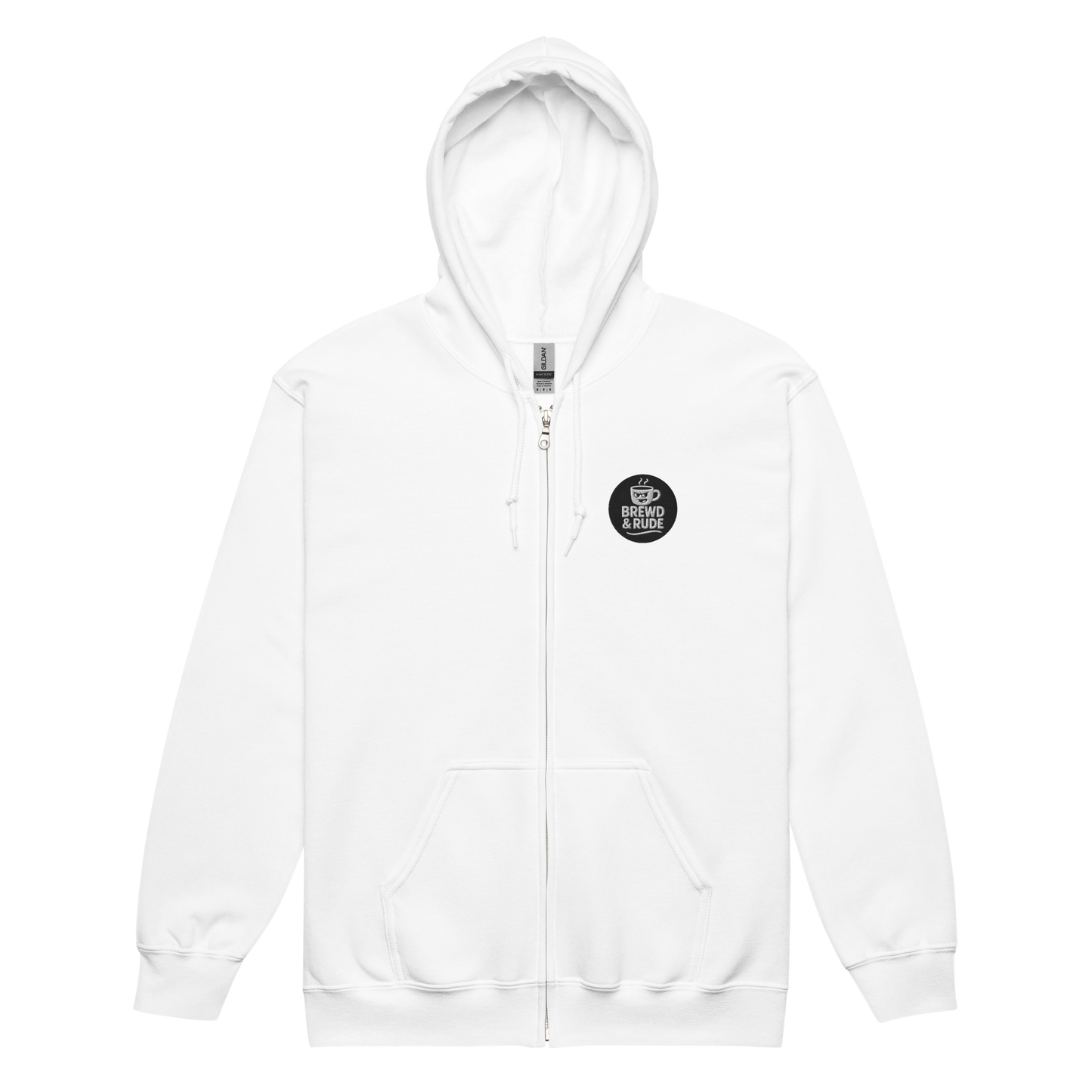 Unisex Heavy Blend zip hoodie (W&B - Sleepy: Nap Pending)