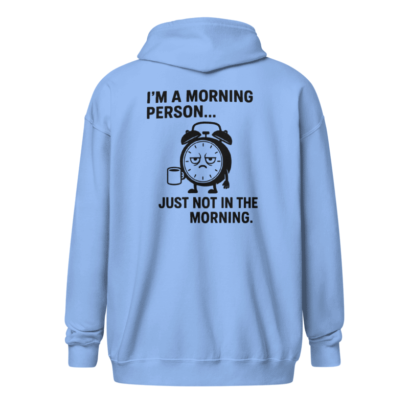 Unisex Heavy Blend zip hoodie (W&B - Alarm)