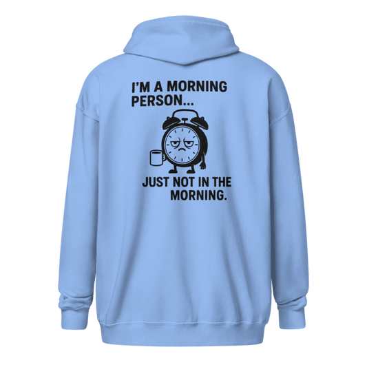 Unisex Heavy Blend zip hoodie (W&B - Alarm)
