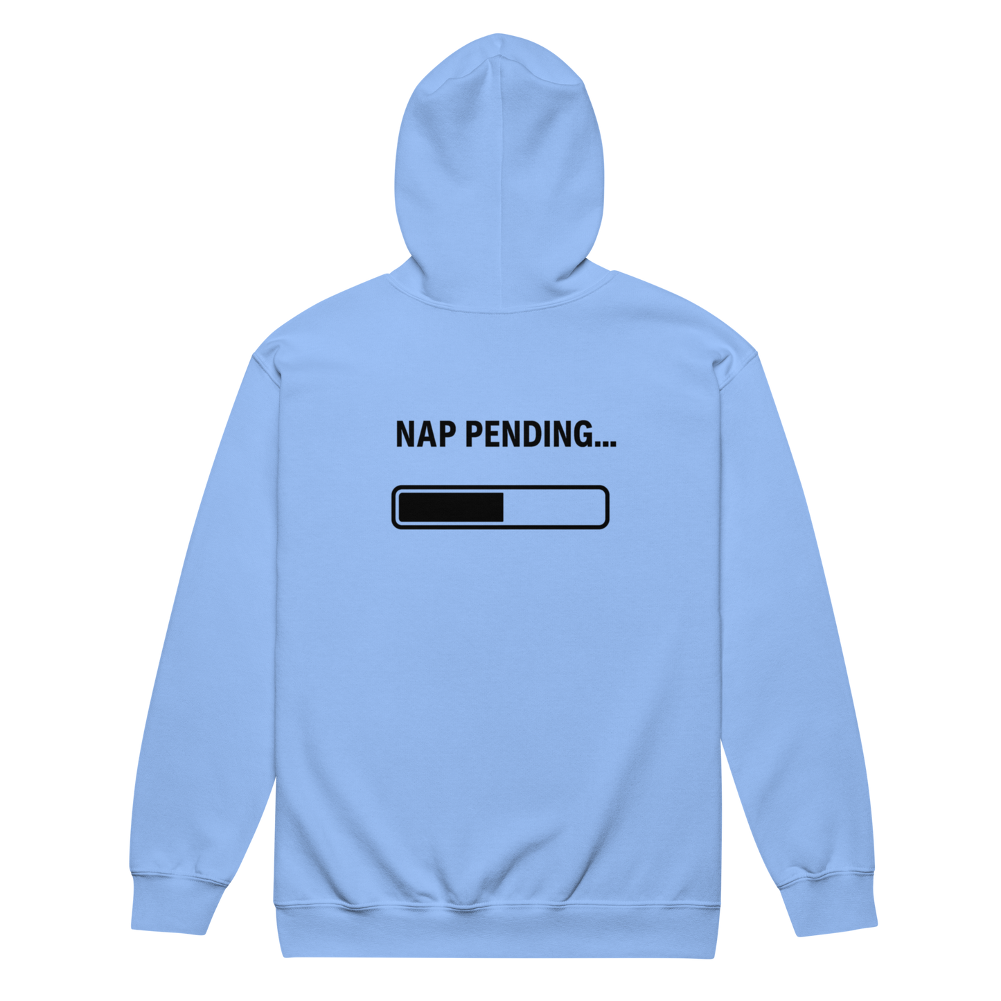 Unisex Heavy Blend zip hoodie (W&B - Sleepy: Nap Pending)