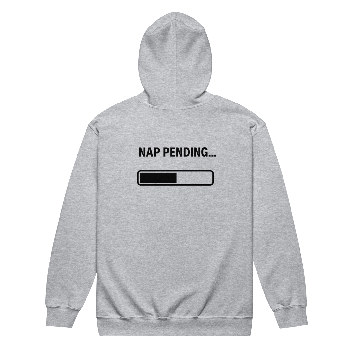 Unisex Heavy Blend zip hoodie (W&B - Sleepy: Nap Pending)
